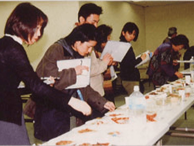 たべもの展の様子